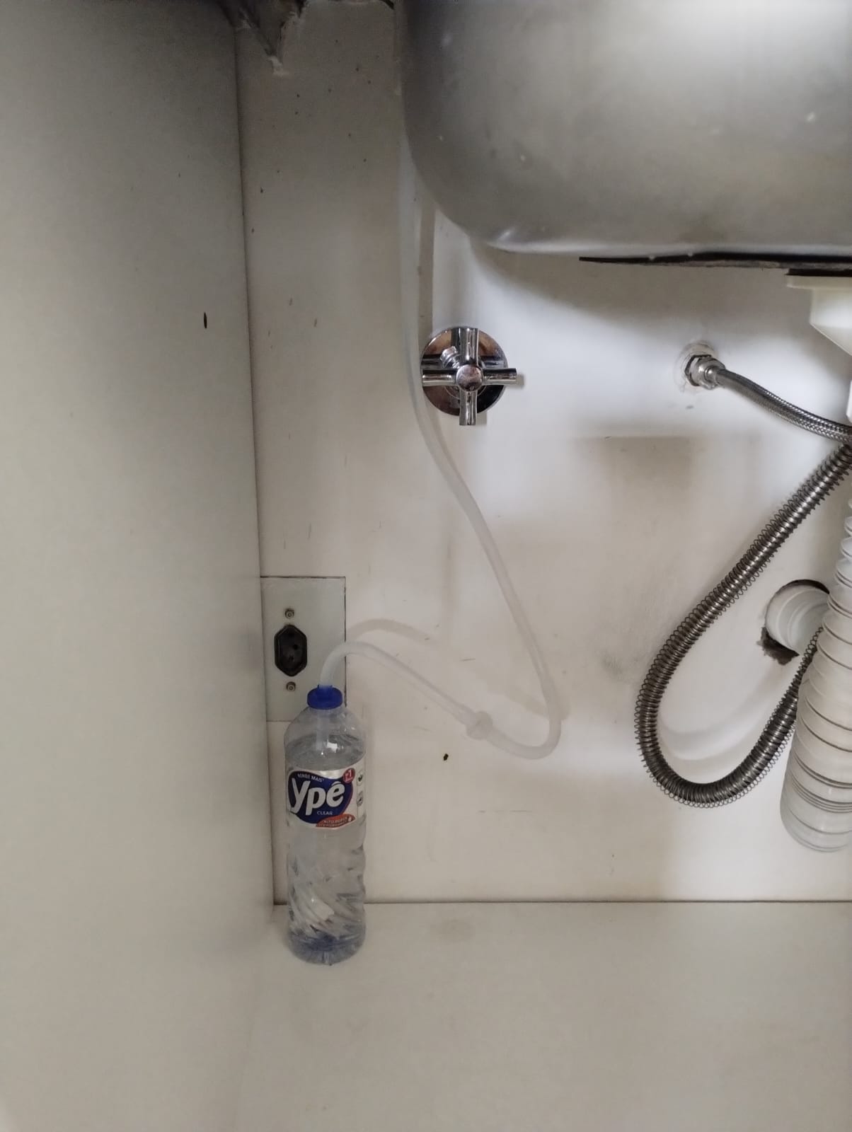 Instalação de dispenser